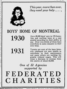 Montreal Gazette - 16 Octobre, 1931.