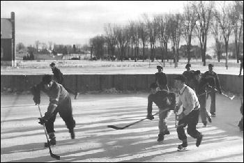 Patinoire de hockey extérieure Zeller 1