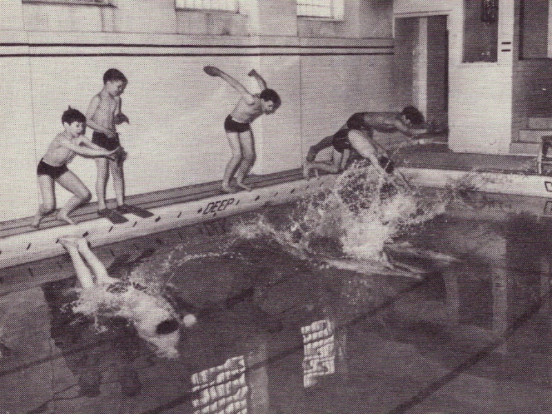 Weredale House pool in 1970.
